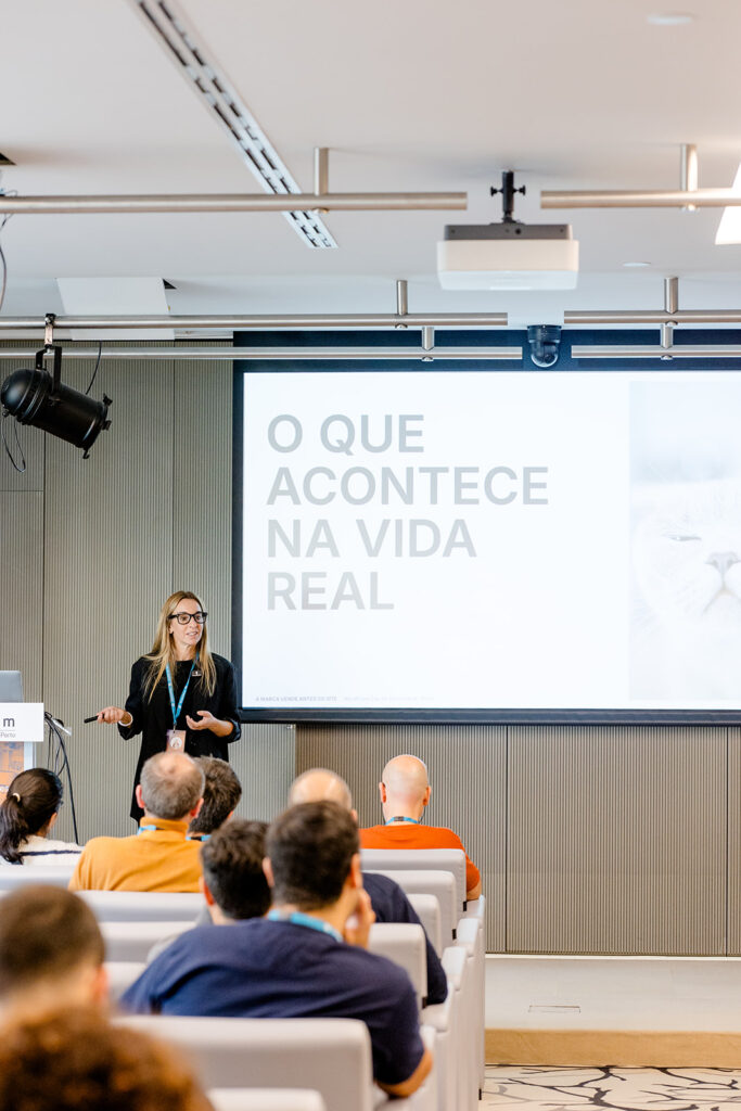 Filipa Simões de Freitas no WordPress Day for Ecommerce, no Porto